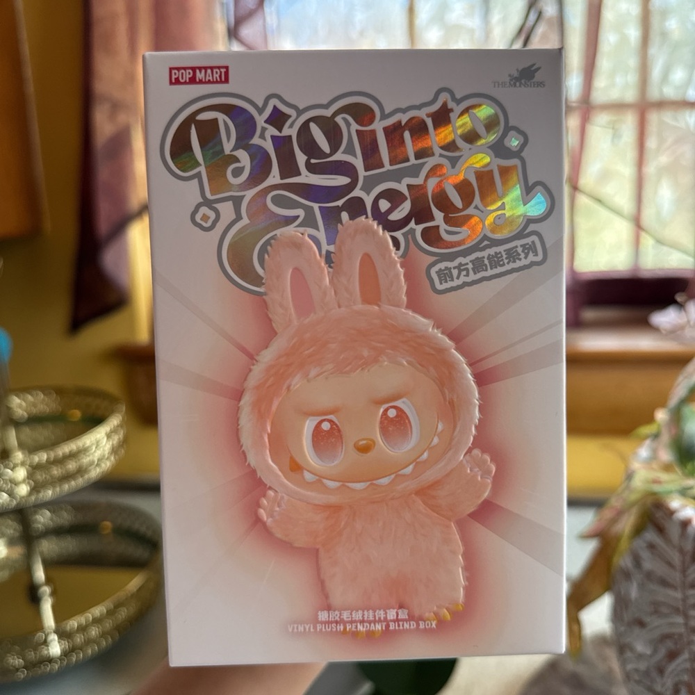 Pop Mart Big Into Energy Pink Bunny Vinyl Figure